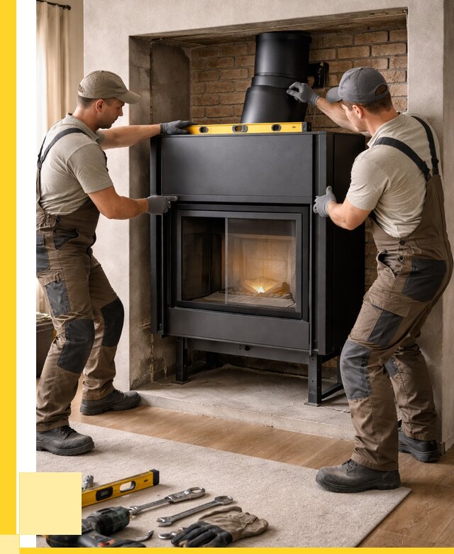 Установка каминных топок в Усолье-Сибирском под ключ от 18576 р. | ЭриданСль