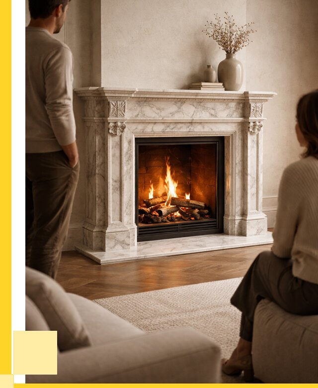 Мраморные камины под ключ в Усолье-Сибирском от 258000 р. | ЭриданСль