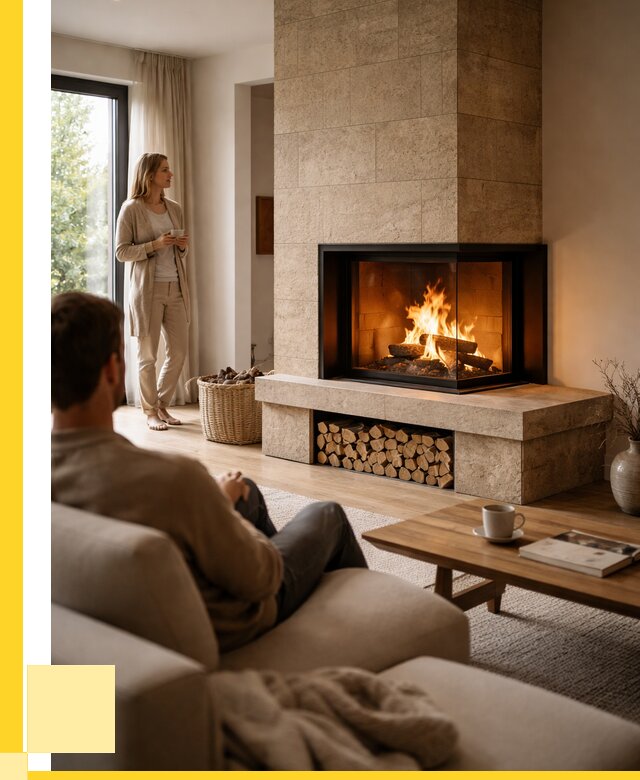 Угловые камины из кирпича установка в Усолье-Сибирском от 154800 р. ЭриданСль