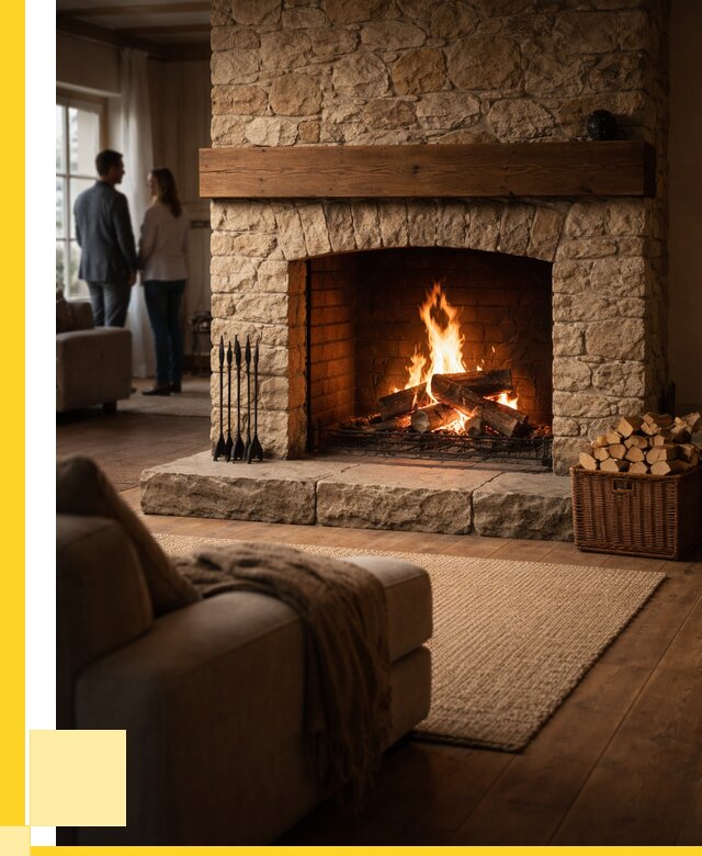 Открытые камины под ключ в Усолье-Сибирском от 154800 р. ЭриданСль