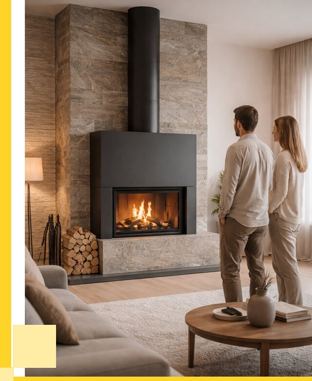 Закрытые камины под ключ в Усолье-Сибирском от 123840 р., ЭриданСль