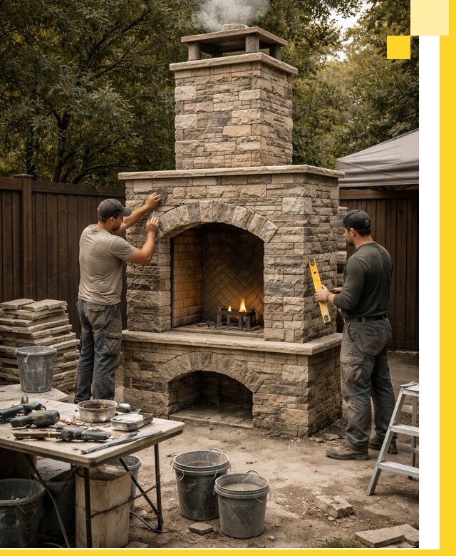 Проектирование и установка уличных каминов в Усолье-Сибирском