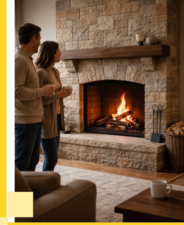 Каменные камины на заказ в Усолье-Сибирском от 185760 р. | ЭриданСль