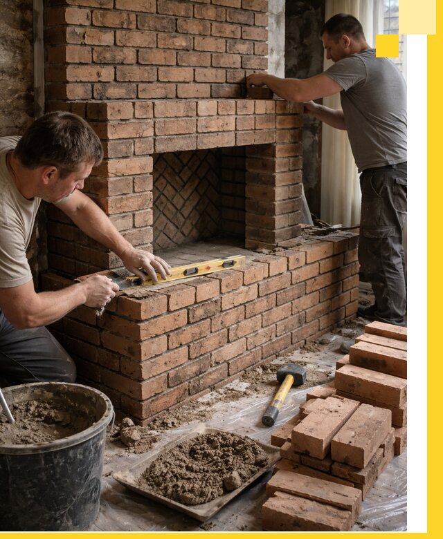 Изготовление и установка кирпичных каминов в Усолье-Сибирском