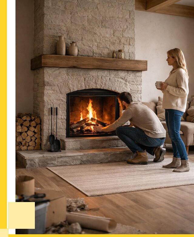 Камины для загородного дома в Усолье-Сибирском от 361200 р., ЭриданСль