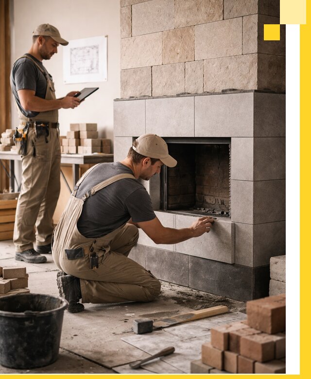 Индивидуальные проекты каминов и каминных систем в Усолье-Сибирском