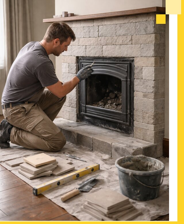 Профессиональный ремонт каминов в Усолье-Сибирском восстановление и сервис