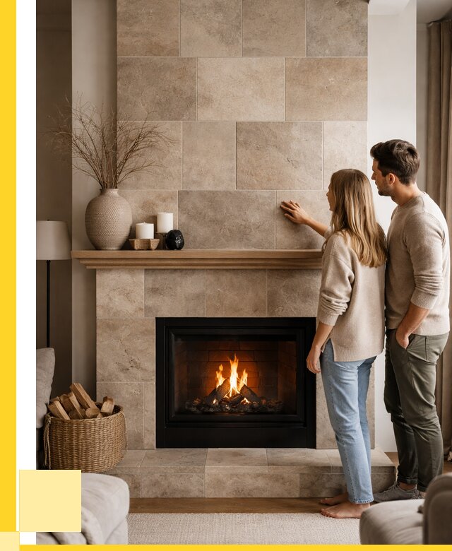 Облицовка каминов керамогранитом в Усолье-Сибирском от 4644 р. | ЭриданСль