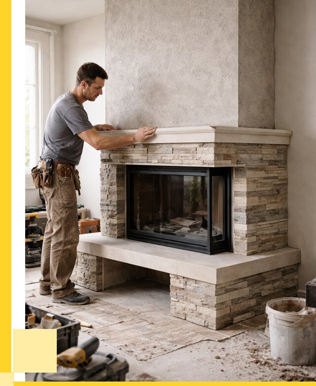 Изготовление каминов под ключ в Усолье-Сибирском от 154800 р. | ЭриданСль