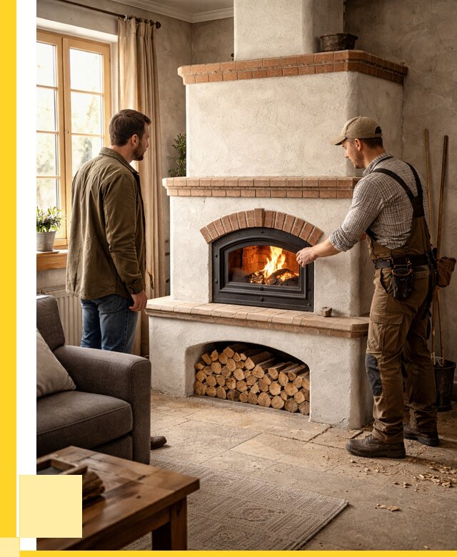 Печи камины в Усолье-Сибирском: кирпичные, изразцовые от 61920 р. | ЭриданСль