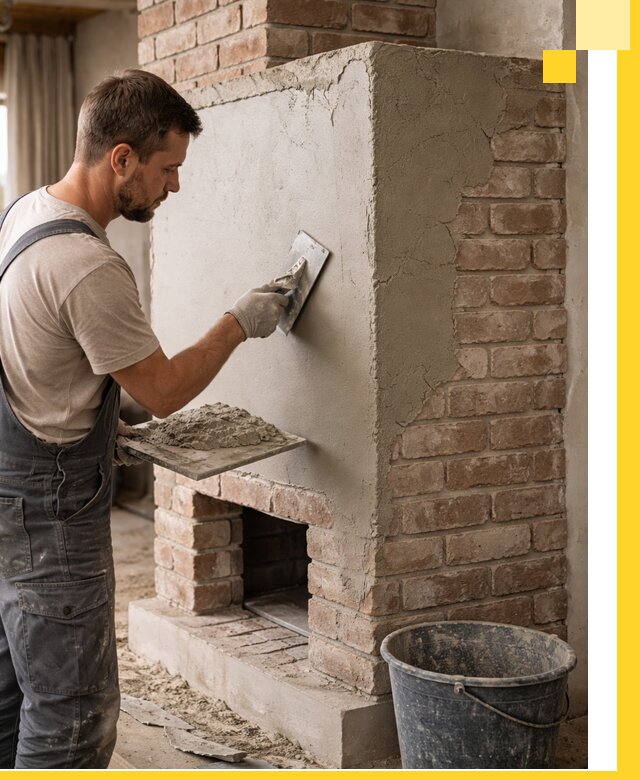 Отделка печей и облицовка каминов в Усолье-Сибирском под ключ