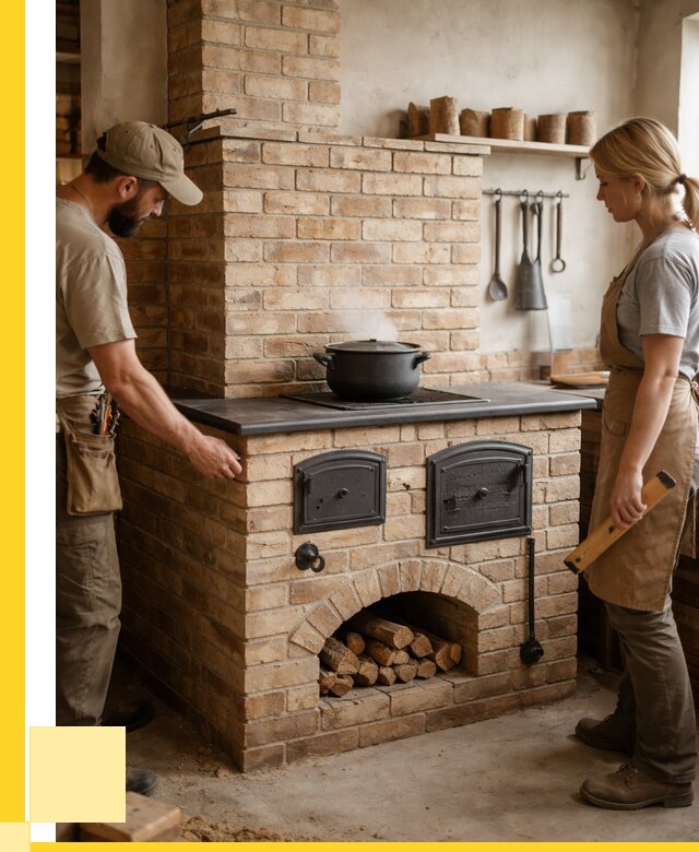 Варочно отопительные печи в Усолье-Сибирском от 92880 р. | ЭриданСль