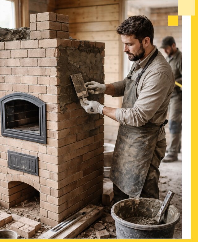 Изготовление и установка печей-шведок под ключ в Усолье-Сибирском