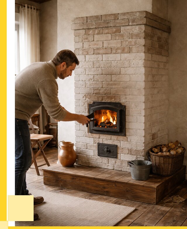 Печь голландка из кирпича в Усолье-Сибирском от 87720 р. | ЭриданСль