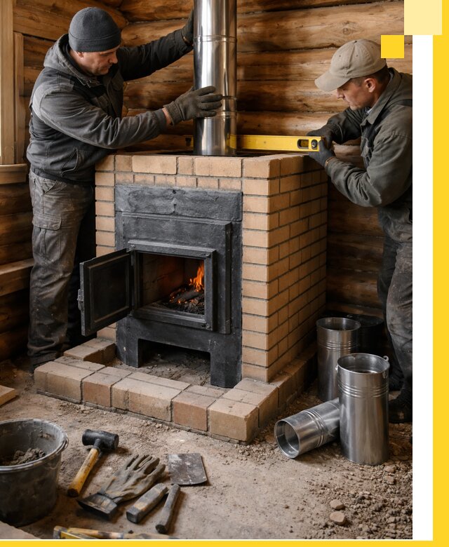 Проектирование, изготовление и установка банных печей в Усолье-Сибирском