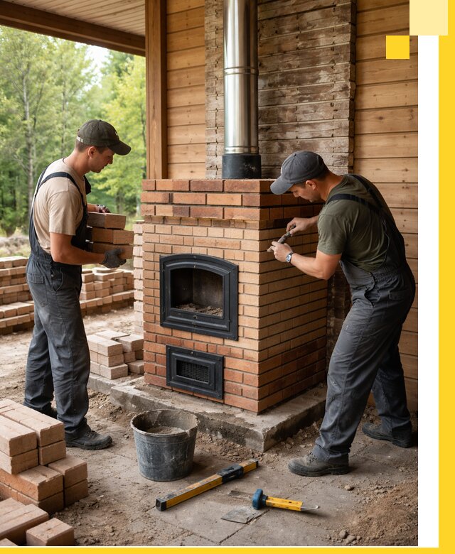 Производство и установка дачных печей под ключ в Усолье-Сибирском