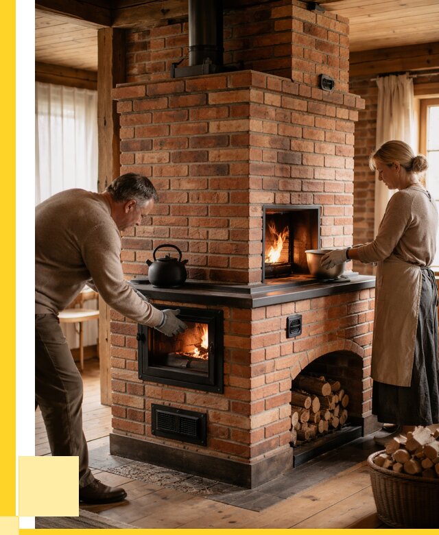 Печи для загородного дома под ключ в Усолье-Сибирском от 82560 р. | ЭриданСль