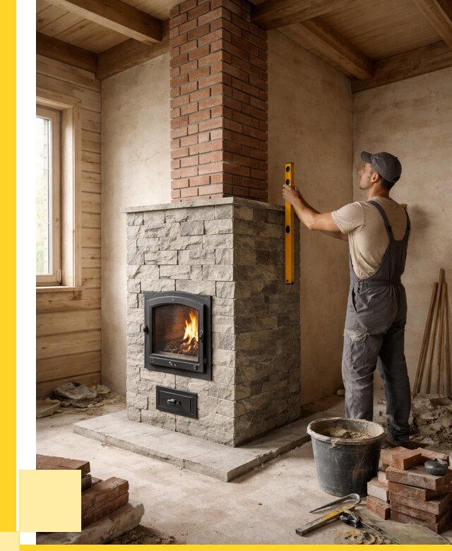 Печи и дымоходы под ключ в Усолье-Сибирском от 46440 р., ЭриданСль