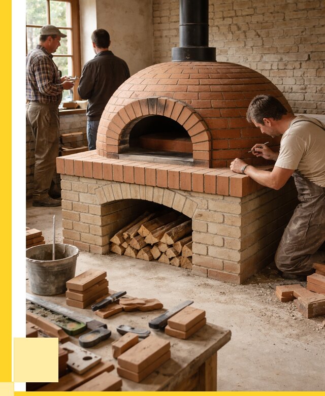 Помпейская печь дровяная для пиццы в Усолье-Сибирском | ЭриданСль от 206400 р.