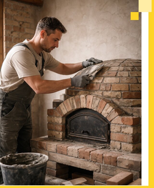 Изготовление и монтаж помпейских печей на заказ в Усолье-Сибирском