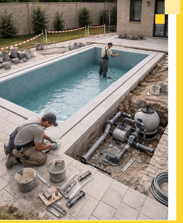 Строительство бассейнов под ключ в Усолье-Сибирском: проекты и монтаж