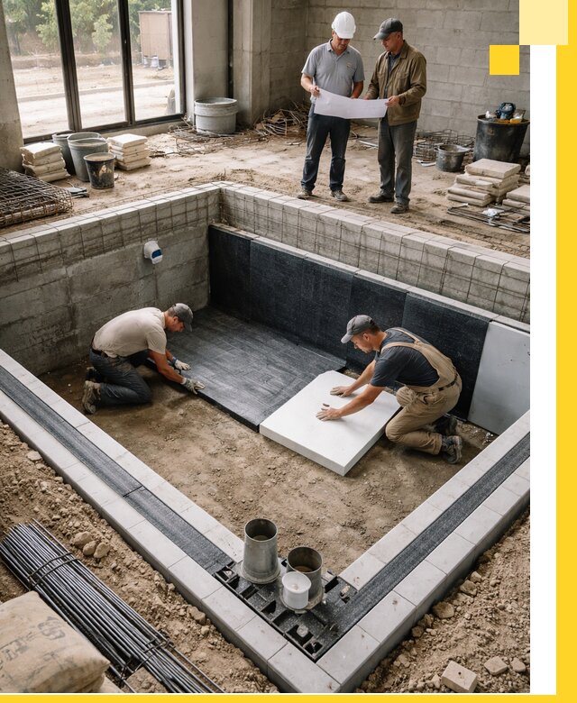 Проекты частных и общественных бассейнов под ключ в Усолье-Сибирском