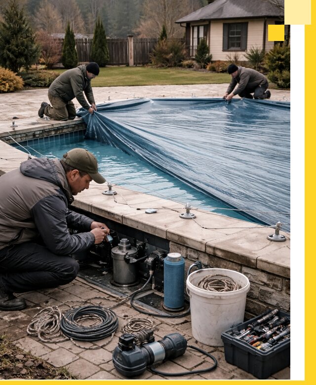 Консервация бассейнов в Усолье-Сибирском: подготовка к длительному хранению