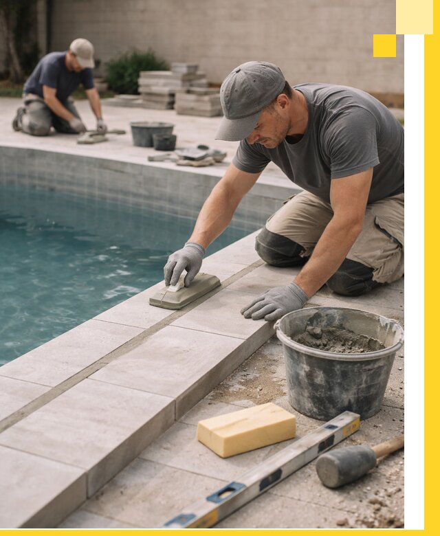 Отделка бассейнов в Усолье-Сибирском: декоративная отделка и гидроизоляция