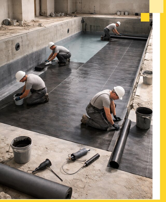 Профессиональная гидроизоляция бассейнов и чаш в Усолье-Сибирском под ключ