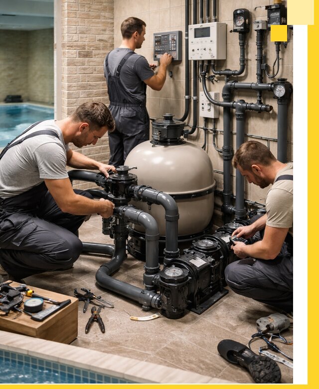 Комплексное оборудование для бассейнов под ключ в Усолье-Сибирском