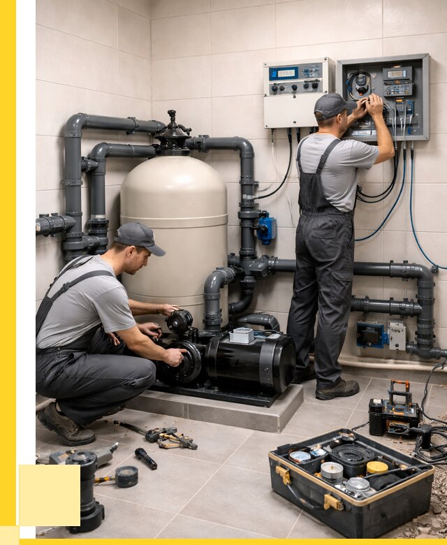 Монтаж оборудования для бассейнов в Усолье-Сибирском от 41280 р. | ЭриданСль