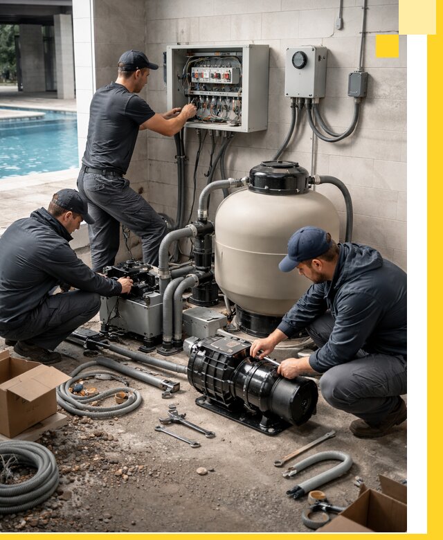 Профессиональный монтаж оборудования для бассейнов в Усолье-Сибирском