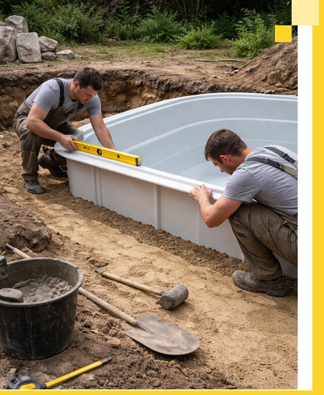 Производство и установка пластиковых бассейнов в Усолье-Сибирском под ключ
