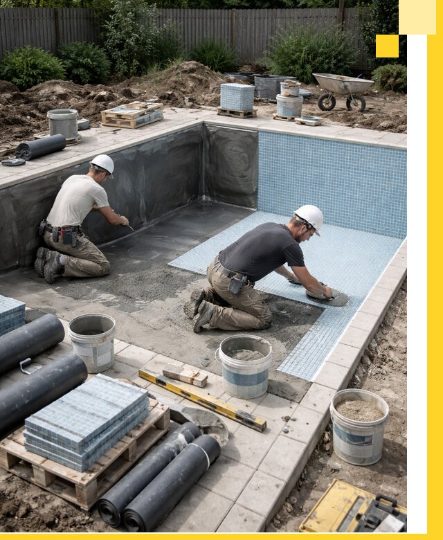 Проектирование и строительство стационарных бассейнов в Усолье-Сибирском