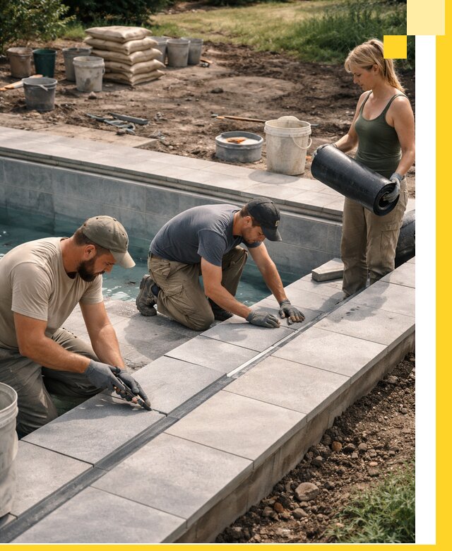 Строительство и монтаж уличных бассейнов под ключ в Усолье-Сибирском