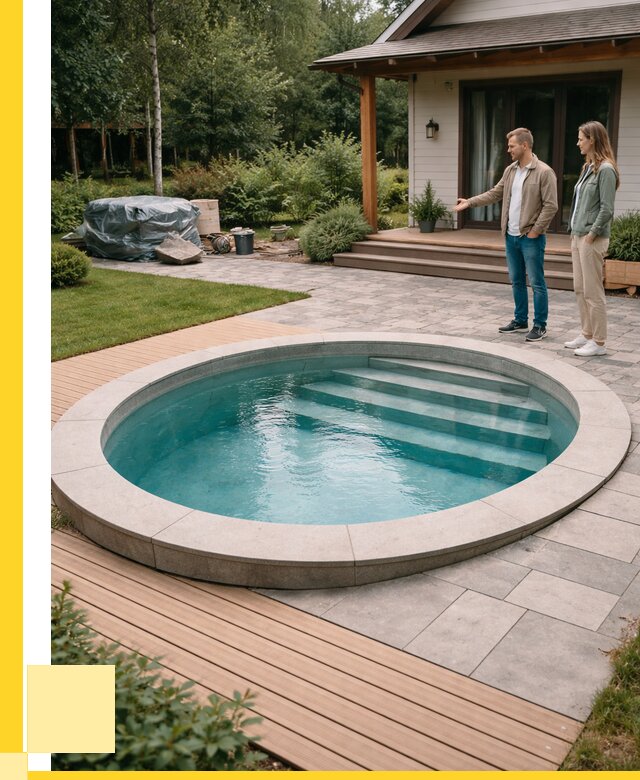 Бассейн на даче под ключ в Усолье-Сибирском от 206400 р., ЭриданСль