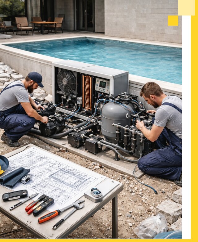 Проектирование и монтаж бассейнов с подогревом в Усолье-Сибирском