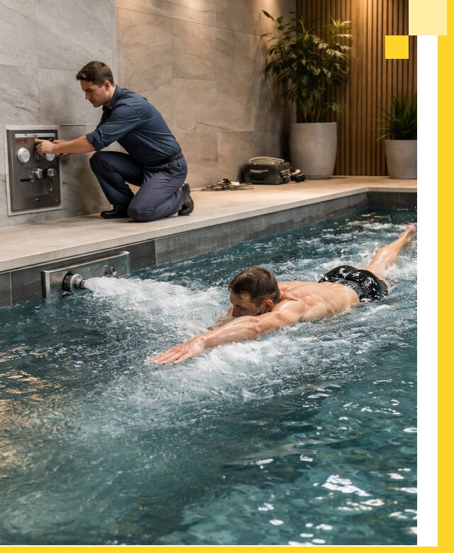 Проектирование и монтаж бассейнов с противотоком в Усолье-Сибирском