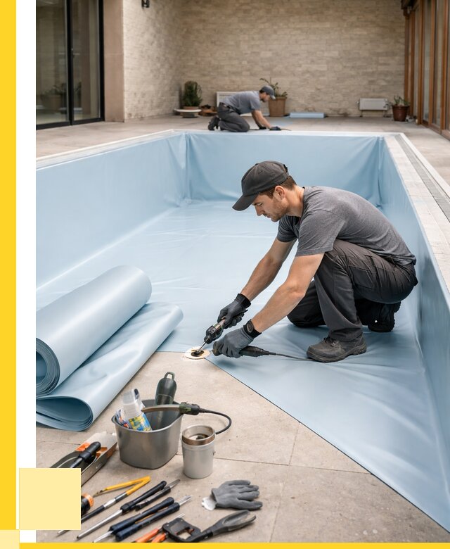 Пленка ПВХ для бассейнов в Усолье-Сибирском от 2580 р. | ЭриданСль