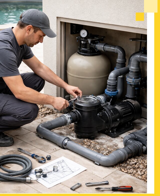 Поставка, монтаж и сервис насосов для бассейнов в Усолье-Сибирском