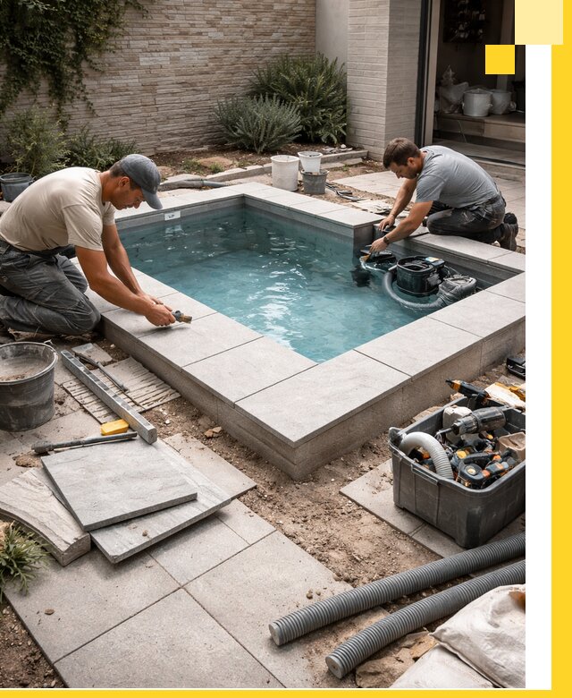 Мини бассейны под ключ в Усолье-Сибирском, дизайн и установка