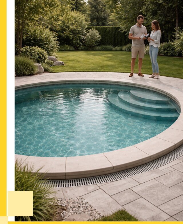 Круглые каркасные бассейны купить в Усолье-Сибирском от 258000 р. | ЭриданСль