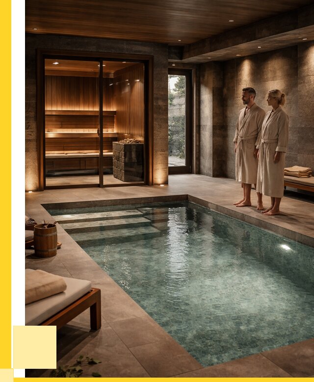 Сауна с большим бассейном в Усолье-Сибирском от 1238400 р. ЭриданСль