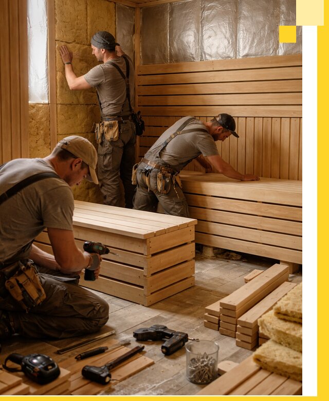 Профессиональное строительство саун под ключ в Усолье-Сибирском