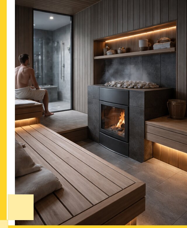 Проект сауны в частном доме в Усолье-Сибирском от 36120 р. | ЭриданСль