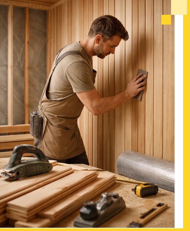 Профессиональная отделка саун и парных под ключ в Усолье-Сибирском