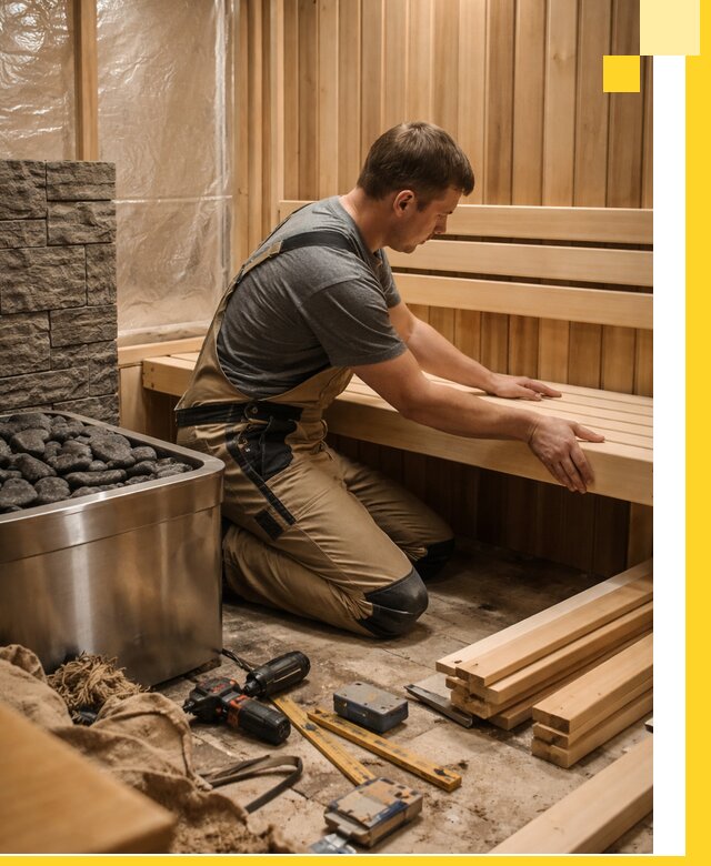 Сауны для дома под ключ с проектированием и монтажом в Усолье-Сибирском