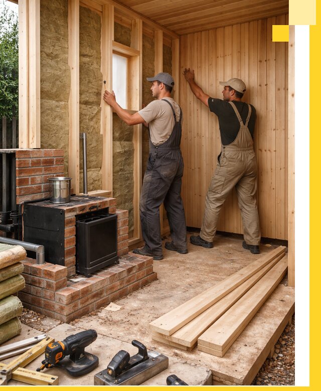 Строительство и установка дачных саун под ключ в Усолье-Сибирском