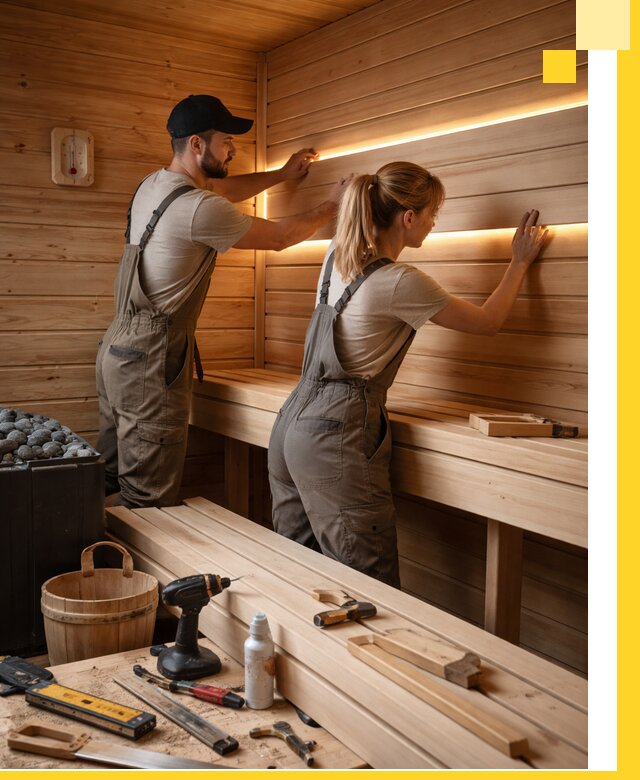 Дизайн саун и бань под ключ с индивидуальным проектом в Усолье-Сибирском