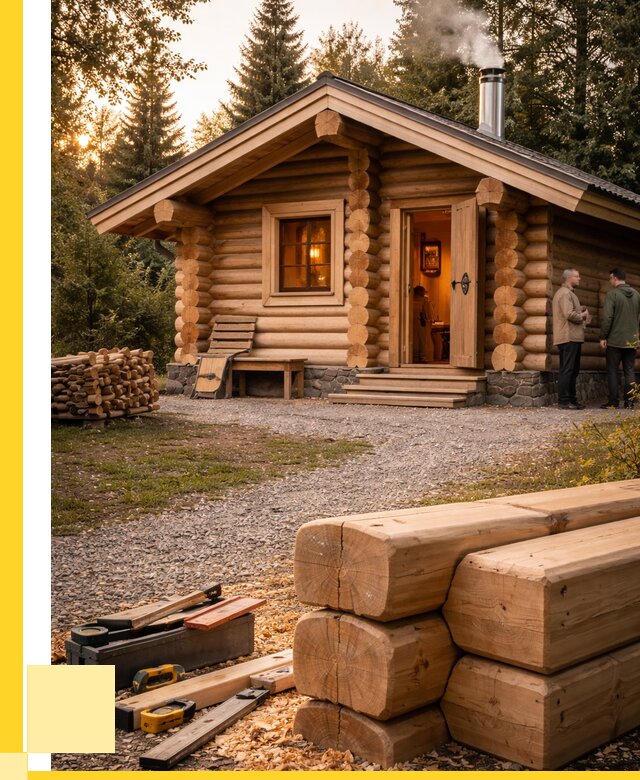 Строительство бань и комплексов в Усолье-Сибирском от 464400 р.| ЭриданСль